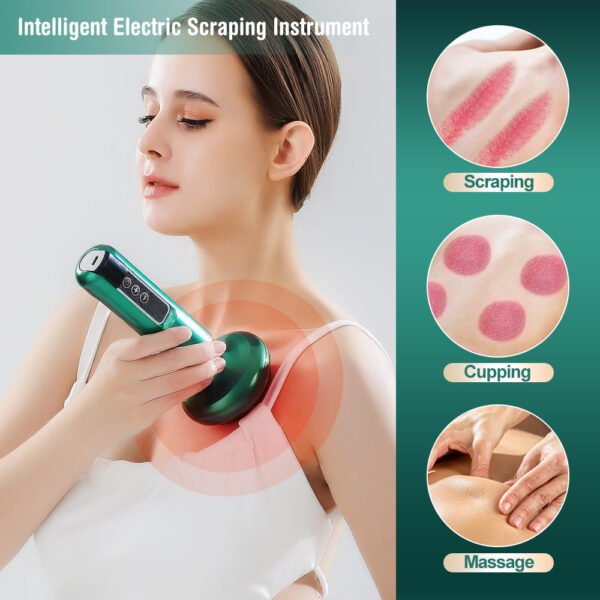 Electric Vacuum Cupping Massager – Anti-Cellulite Suction Gua Sha Body Slimming & Fat-Burning Therapy Cups
